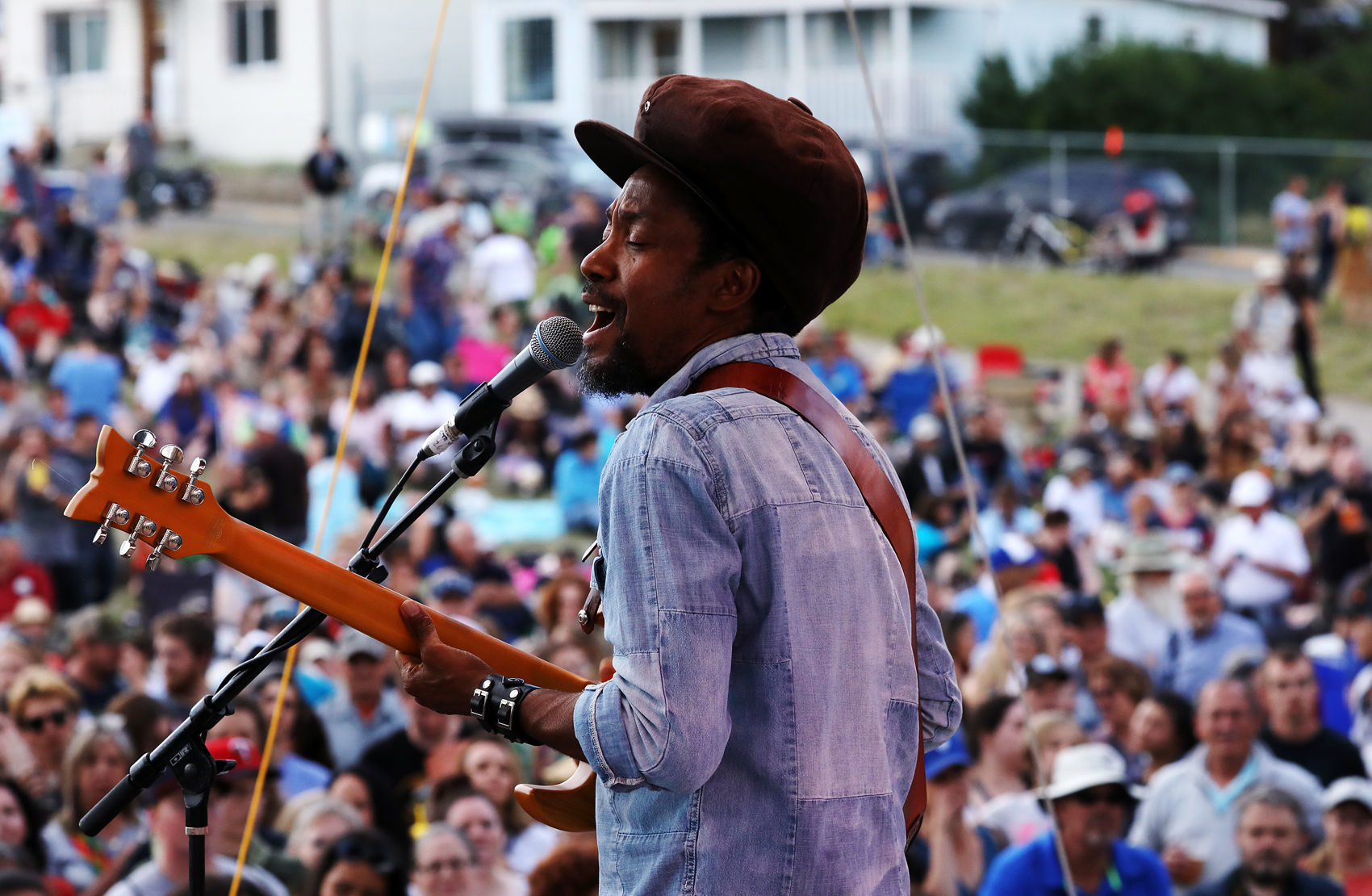 Reggae at the 12th annual Montana Folk Festival in Butte